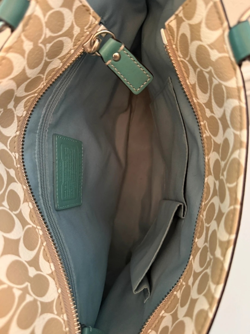 Coach Chelsea Heritage Signature Tote with Coach Dust Bag - Picture 5 of 7
